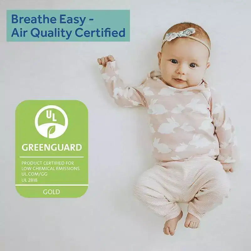 Materasso per culla e lettino Cotton Cozy Rest a 2 stadi: anallergico, rivestimento impermeabile, struttura rigida, spessore 14 cm