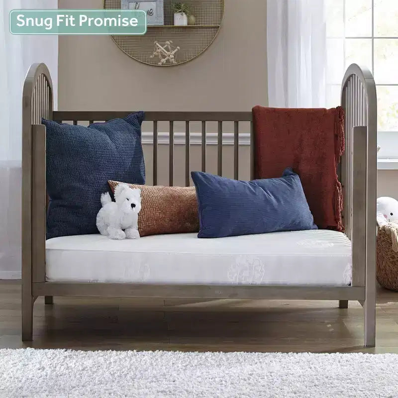 Materasso per culla e lettino Cotton Cozy Rest a 2 stadi: anallergico, rivestimento impermeabile, struttura rigida, spessore 14 cm