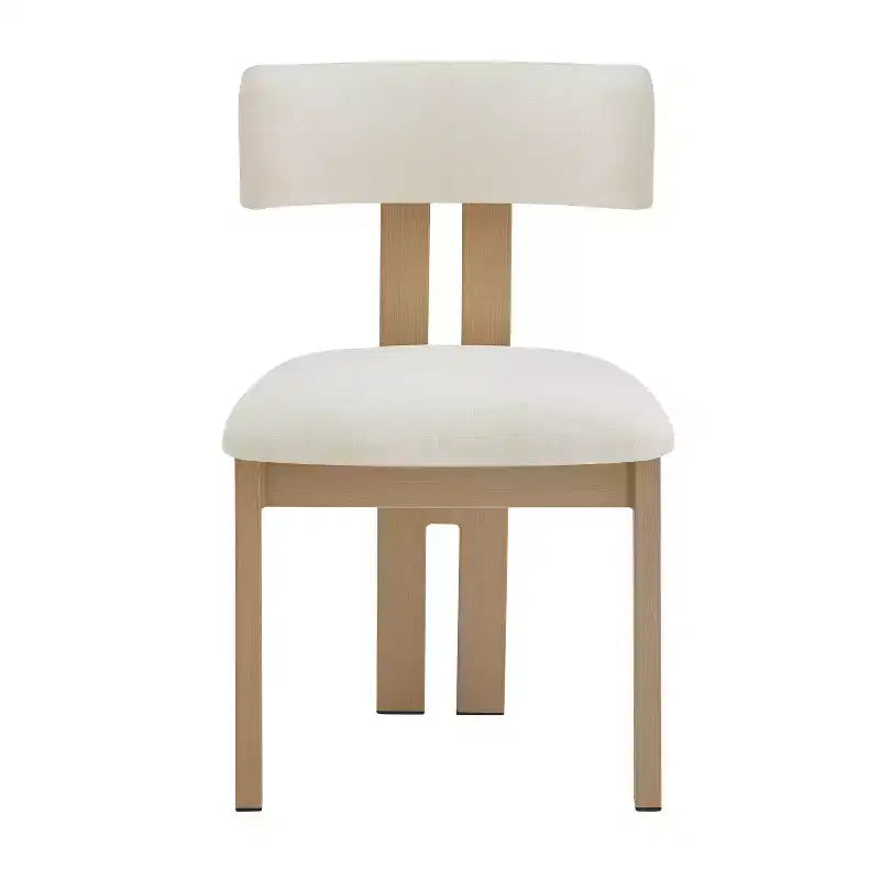 Set da pranzo Willow 5 pezzi in legno, metallo e imbottito
