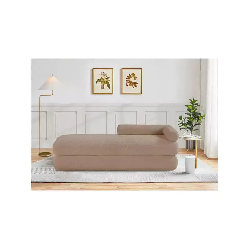 Kennedy Faux Shearling Teddy Fabric Bench