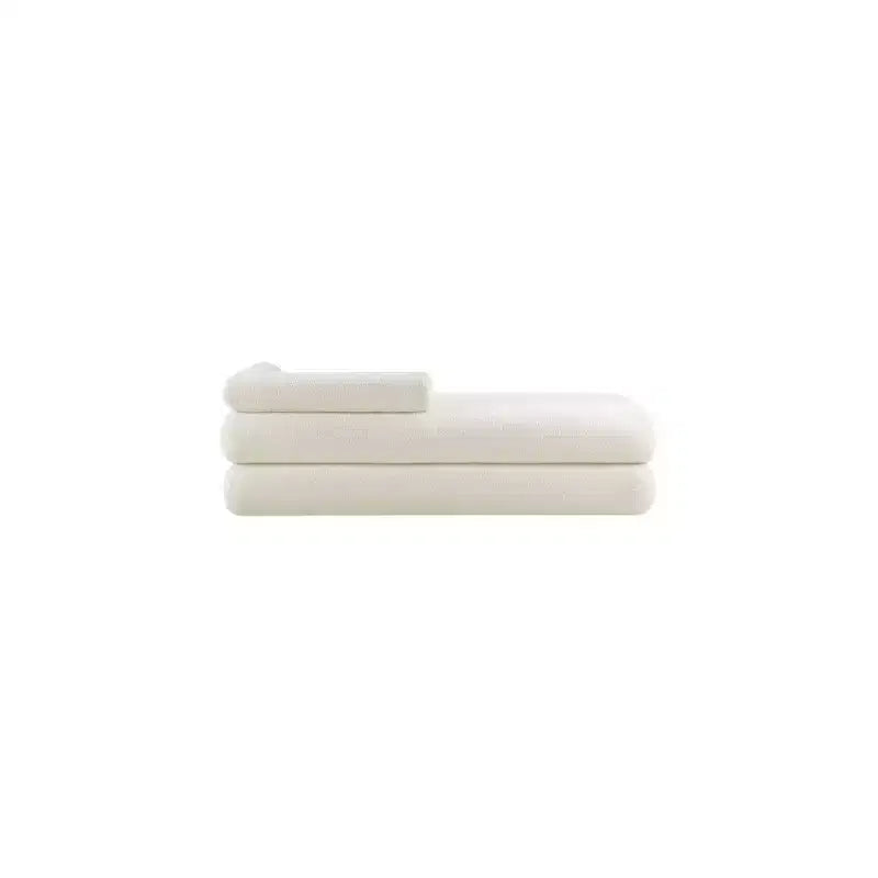 Panca in tessuto effetto orsetto Kennedy Faux Shearling