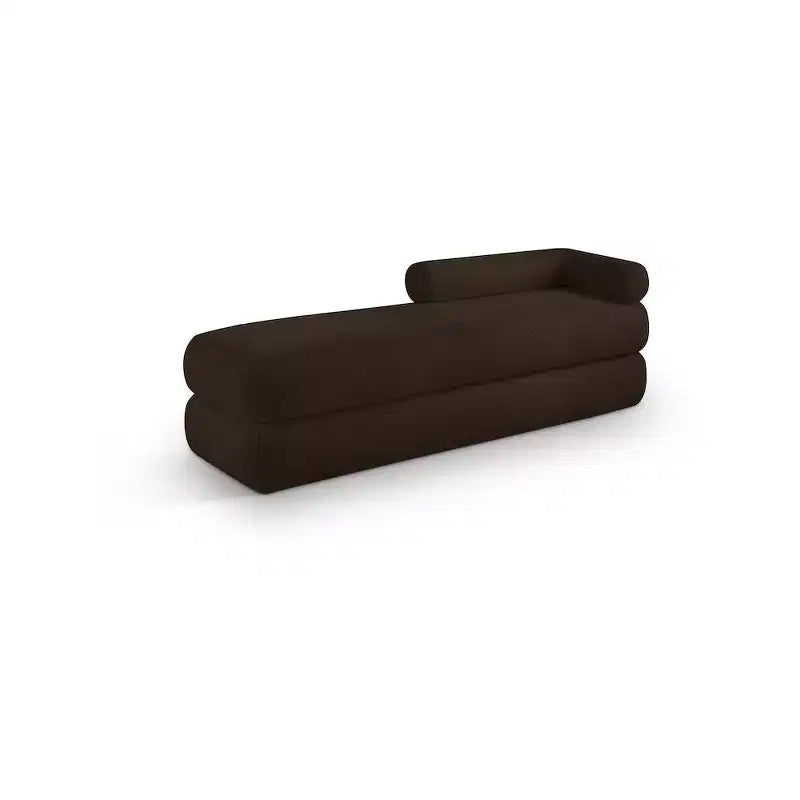 Kennedy Faux Shearling Teddy Fabric Bench