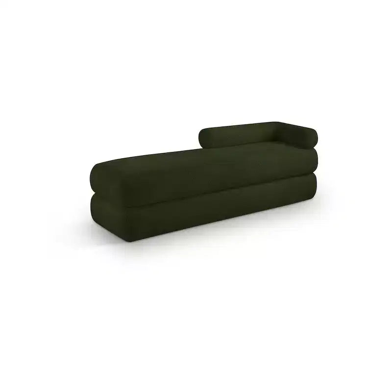 Kennedy Faux Shearling Teddy Fabric Bench