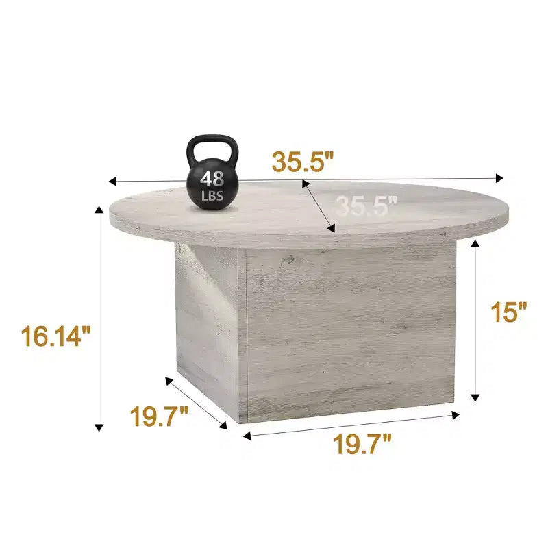 Coffee Table 55 LBS Capacity 47.25-Inch Waterproof Desktop Premium Design