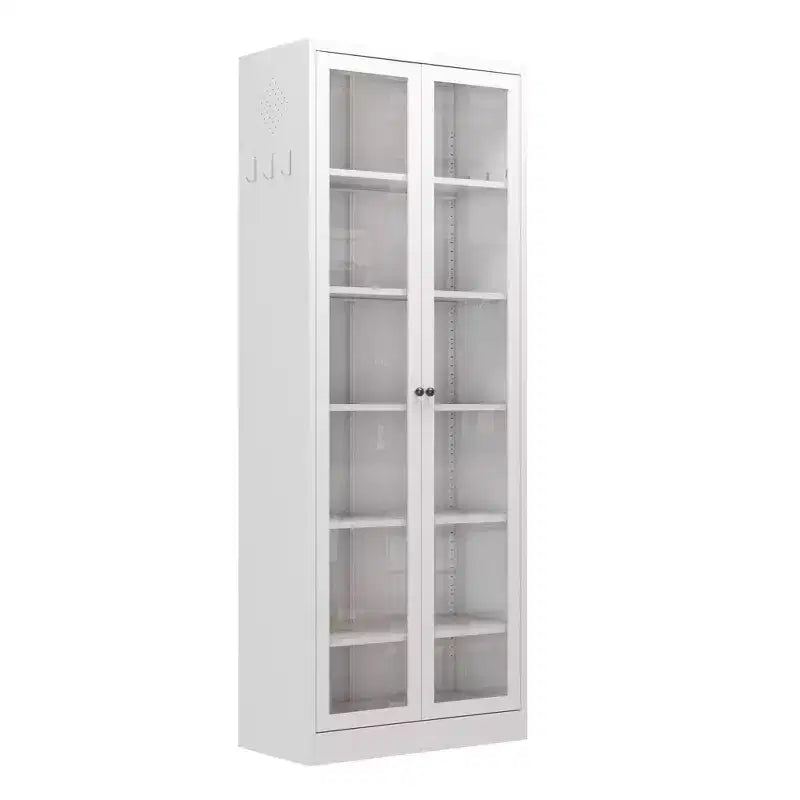 61 Freestanding Kitchen Pantry Cabinet, Adjustable Storage with 4 Shelves, Heavy Duty Metal Cupboard for Dining/Living Room