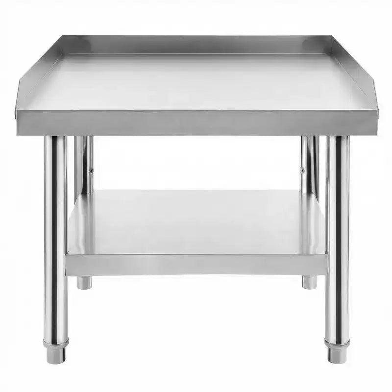 24X28 Grill Stand Table, 1000 Lbs Heavy-Duty Stainless Steel Prep Table with 220 Lbs Undershelf, Ideal for Commercial Kitchens, Hotels, and Homes