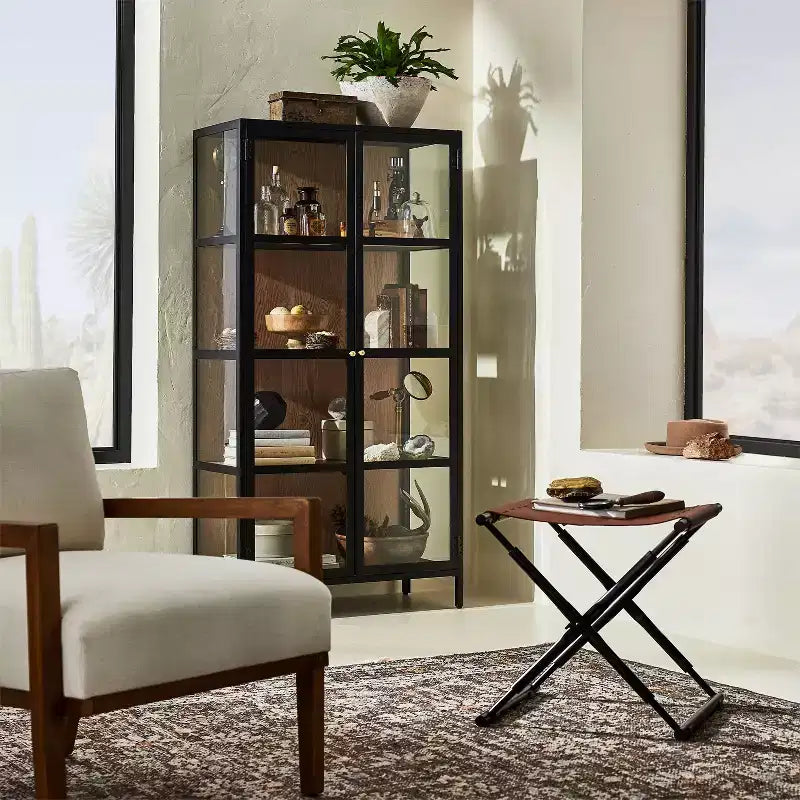 Vetrina in vetro Crystal Cove da 60" nera™