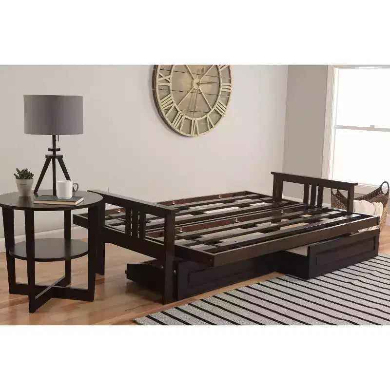 Full Frame and Coil Mattress with Storage Drawers