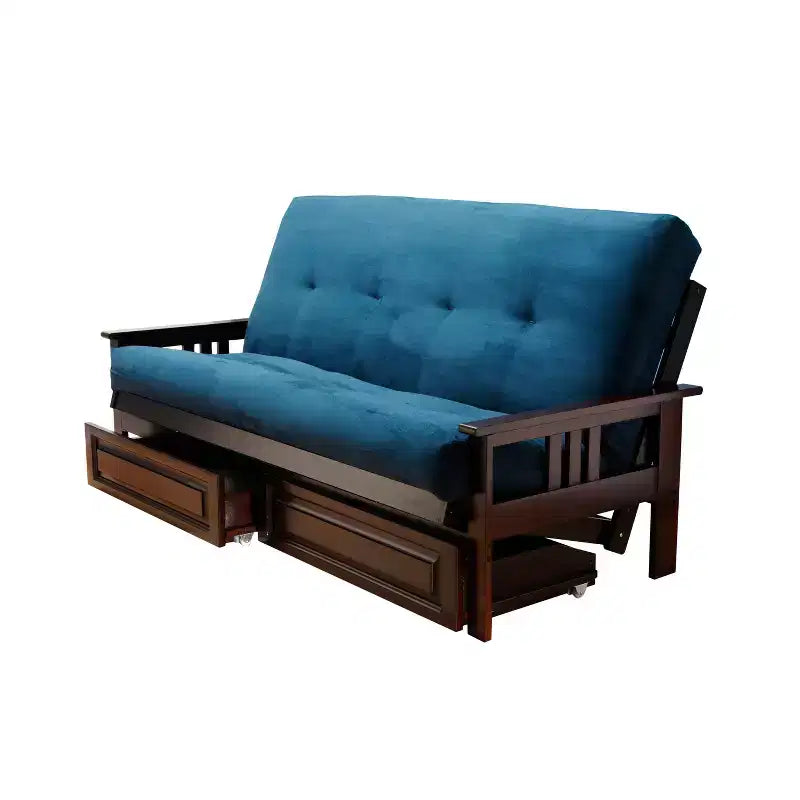 Full Frame and Coil Mattress with Storage Drawers