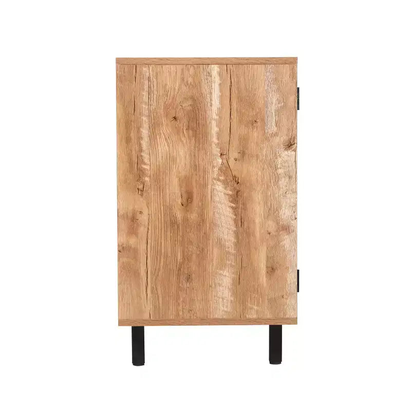 Bar and Sideboard with Storage Cabinet, Hanging Stemware Holders and Bottle Storage