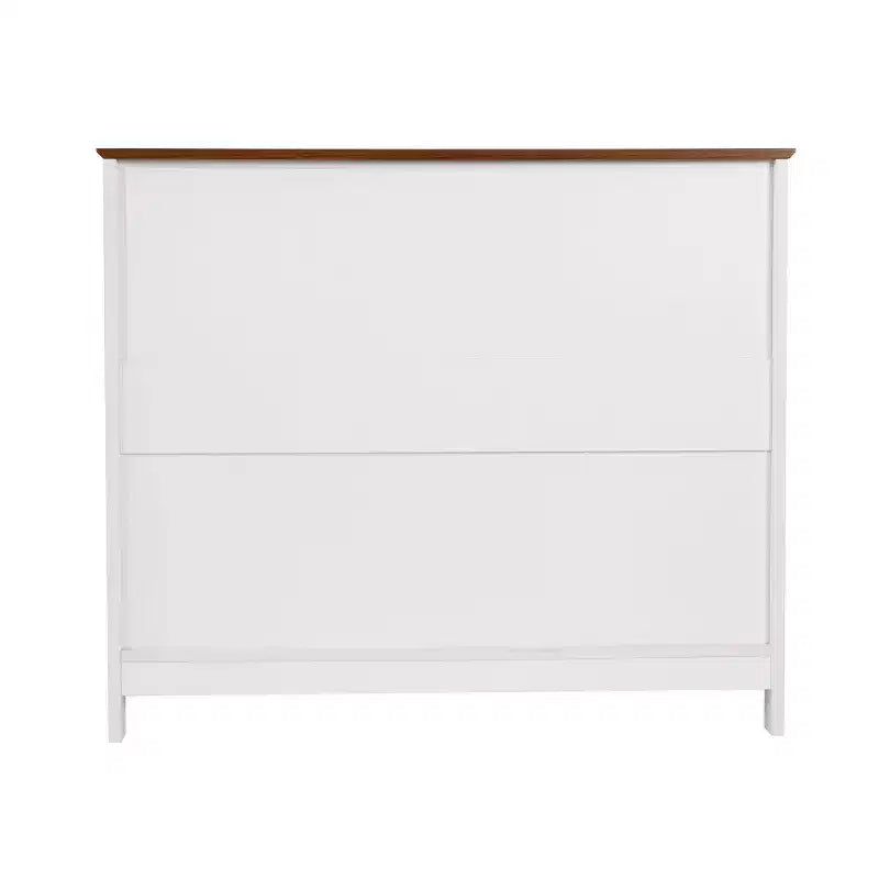 40 Inch Buffet and Sideboard with Open Storage Shelf and Double Door Storage Cabinet